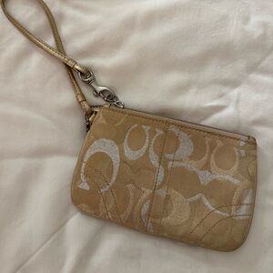 Coach Wristlet - Gold